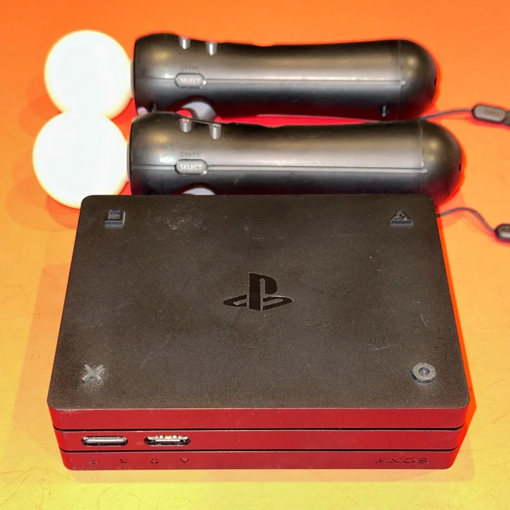 SONY PS4 PlayStation VR CUH-ZVR2 Processor Unit w/2x Motions Controller READ